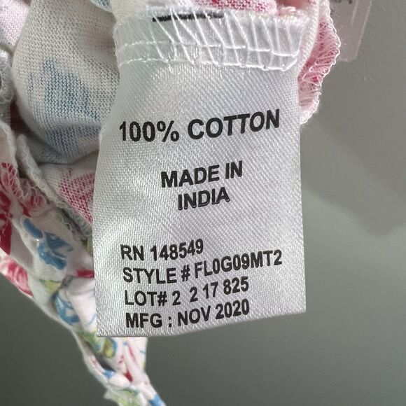 Free planet baby One Piece Romper, white w/ Butterflies, size 12M - Picture 6 of 6